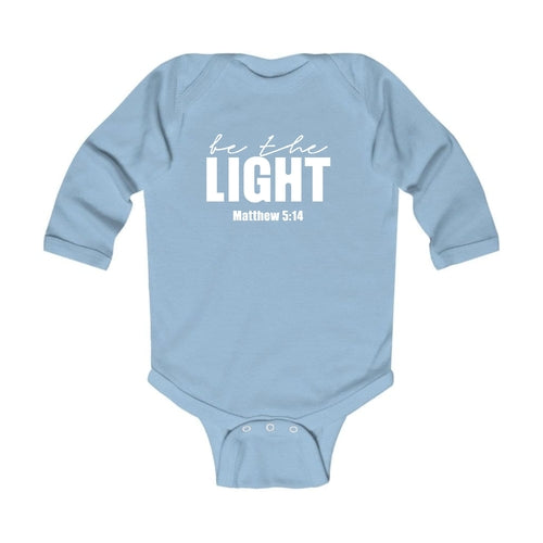 Infant Long Sleeve Graphic T-shirt - be the Light Inspirational Art