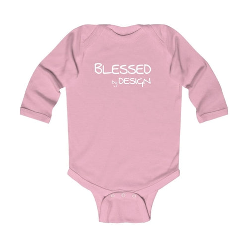 Infant Long Sleeve Graphic T-shirt - Blessed by Design - Inspirational