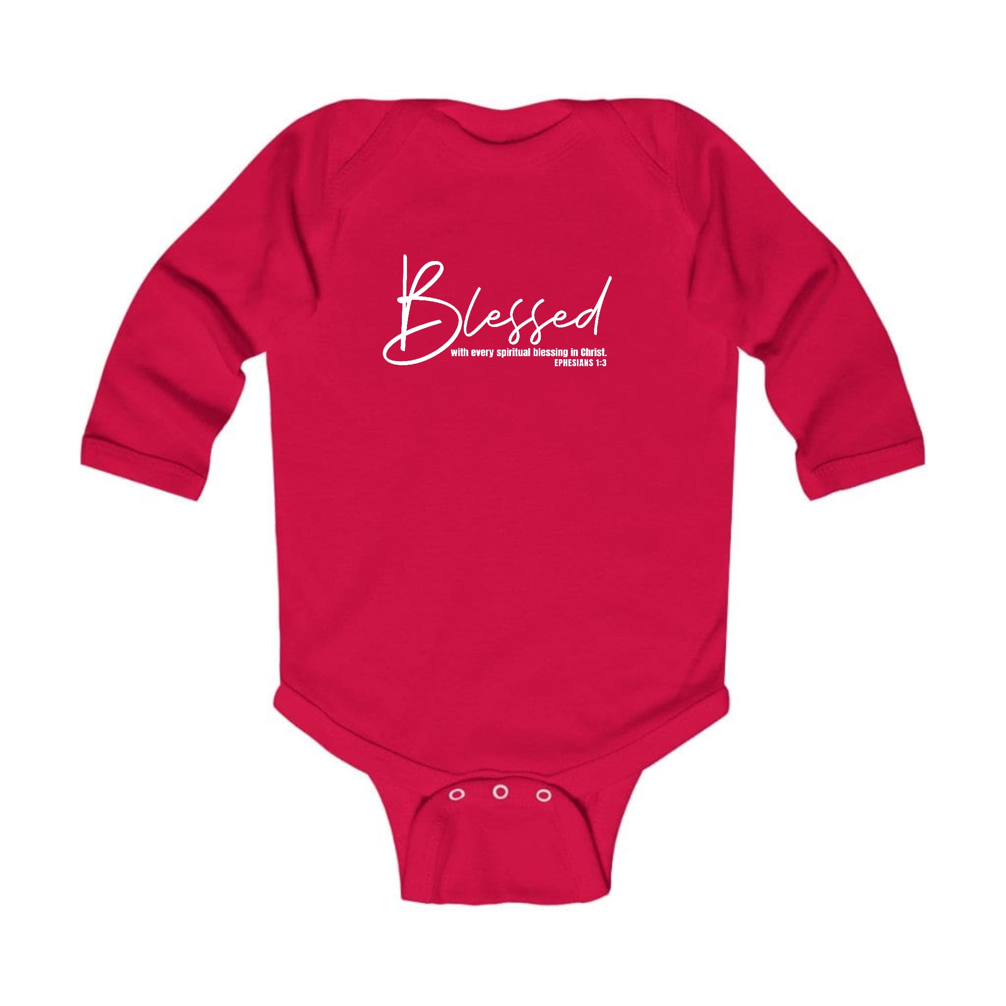 Infant Long Sleeve Graphic T-shirt - Blessed with Every Spiritual Blessing