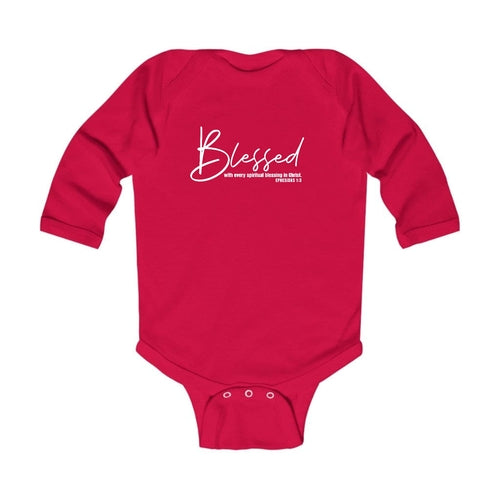 Infant Long Sleeve Graphic T-shirt - Blessed with Every Spiritual Blessing