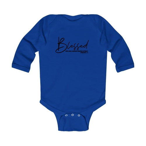 Infant Long Sleeve Graphic T-shirt Blessed with Every Spiritual