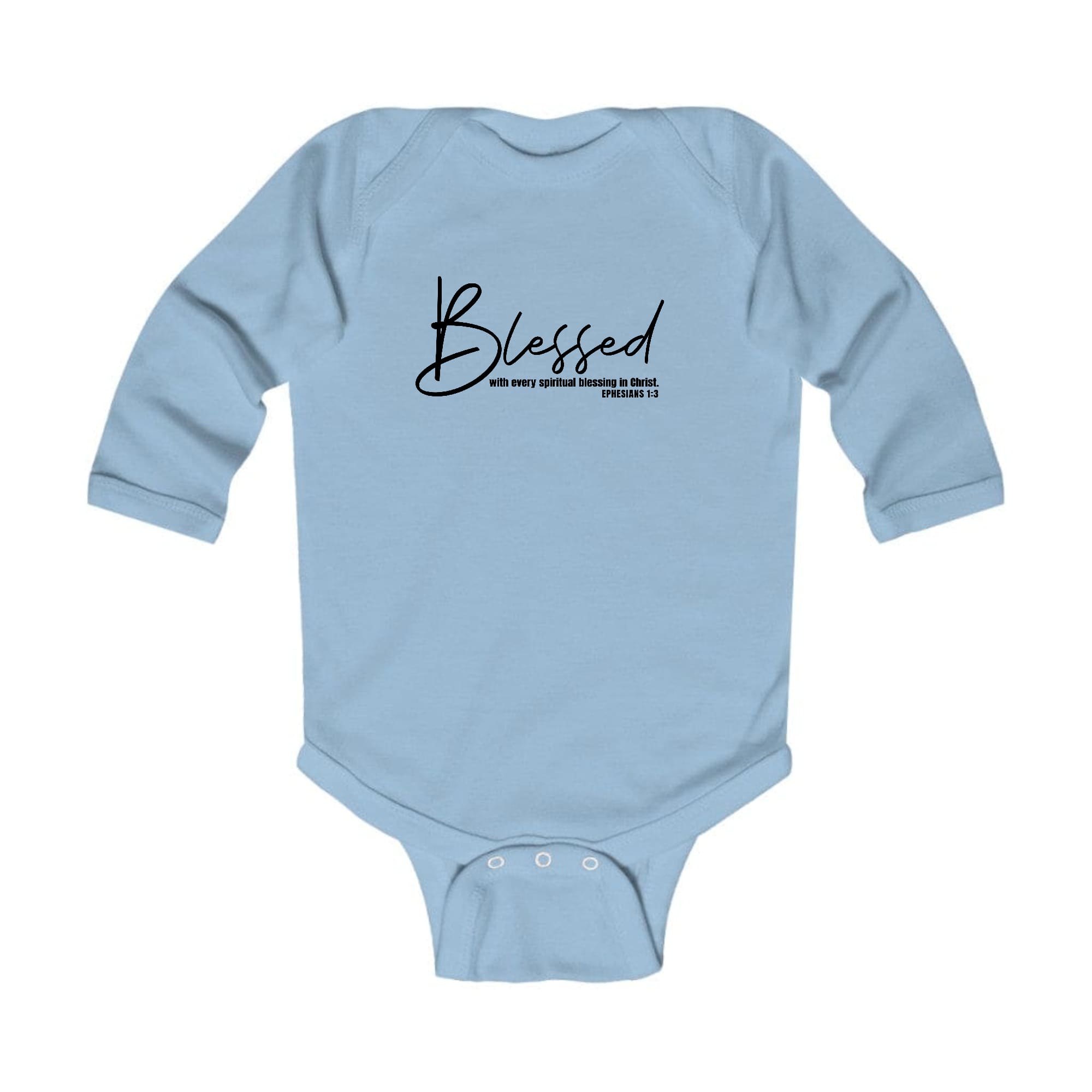 Infant Long Sleeve Graphic T-shirt Blessed with Every Spiritual
