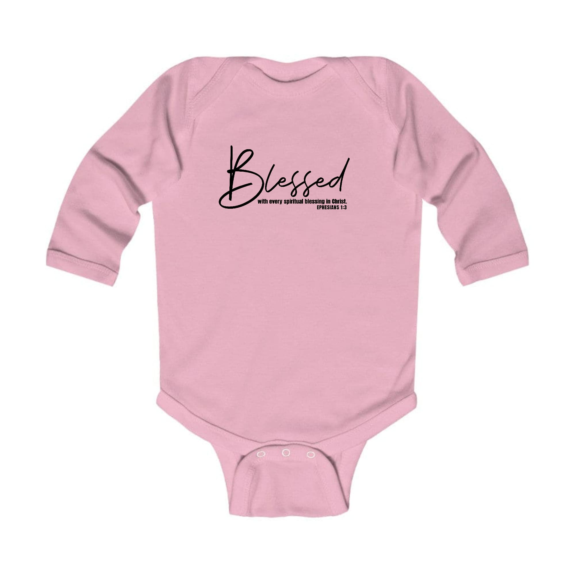 Infant Long Sleeve Graphic T-shirt Blessed with Every Spiritual