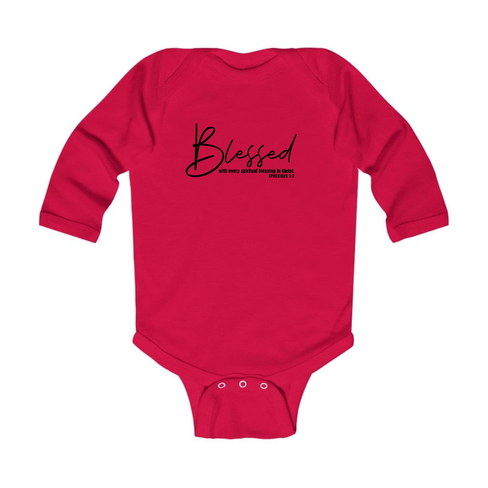Infant Long Sleeve Graphic T-shirt Blessed with Every Spiritual