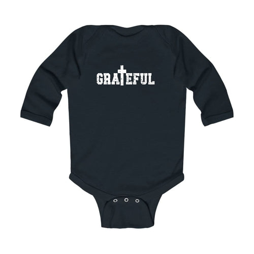Infant Long Sleeve Graphic T-shirt - Grateful Print