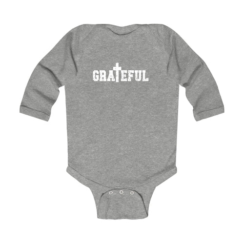 Infant Long Sleeve Graphic T-shirt - Grateful Print