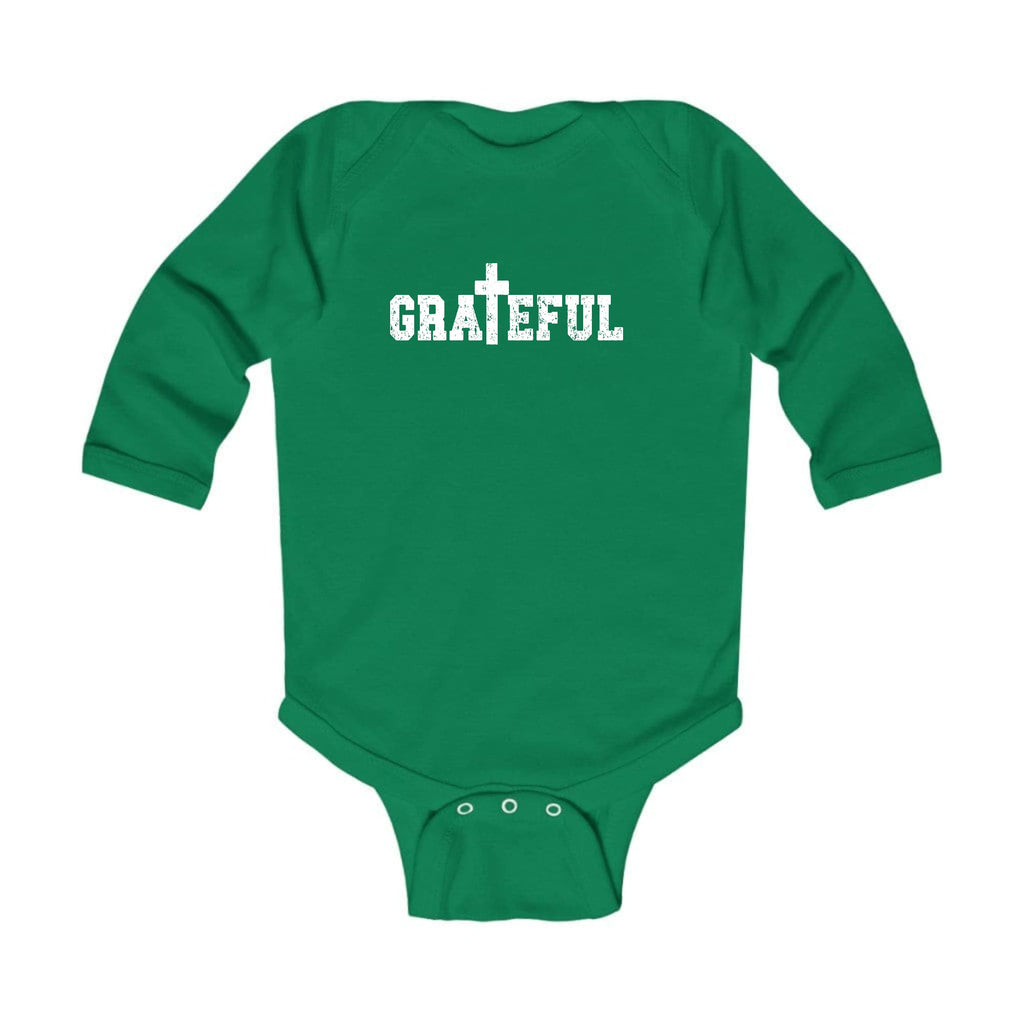 Infant Long Sleeve Graphic T-shirt - Grateful Print