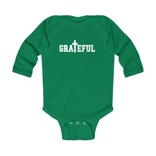 Infant Long Sleeve Graphic T-shirt - Grateful Print