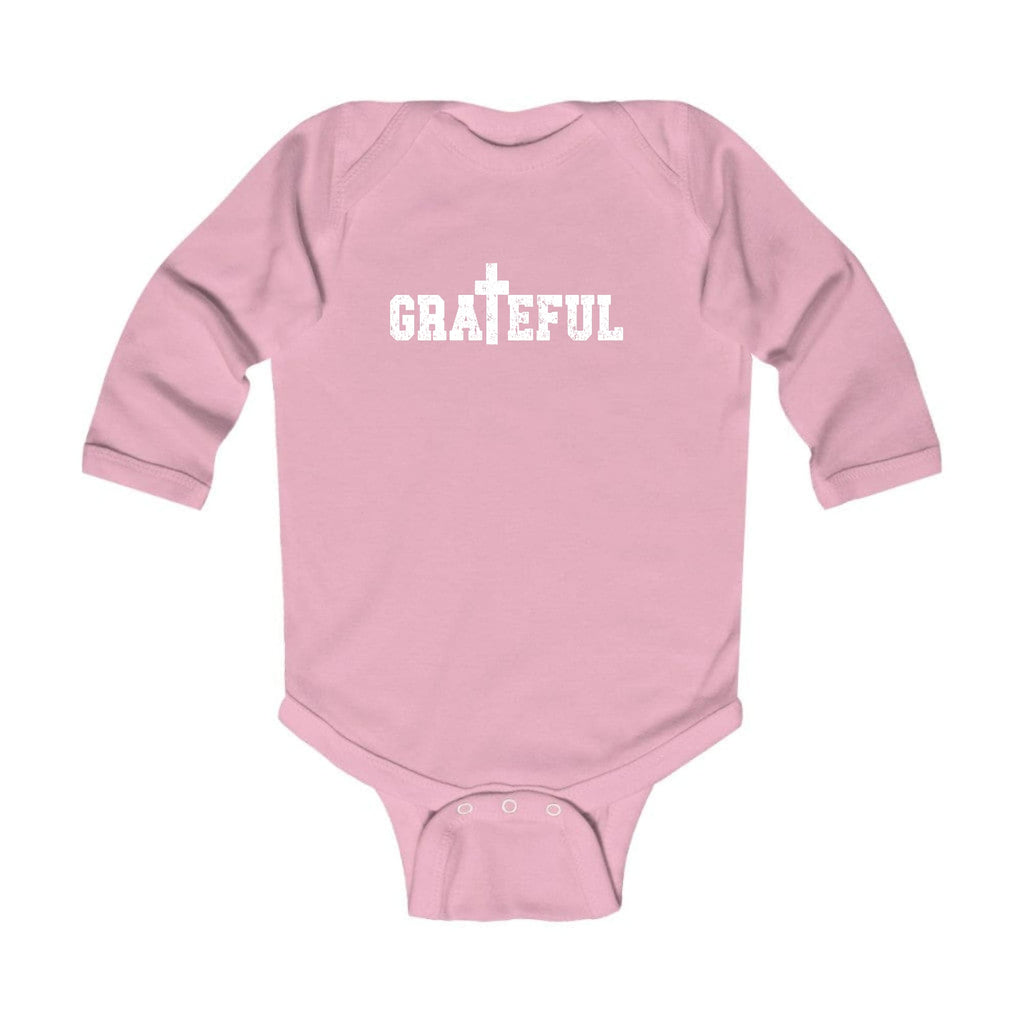 Infant Long Sleeve Graphic T-shirt - Grateful Print