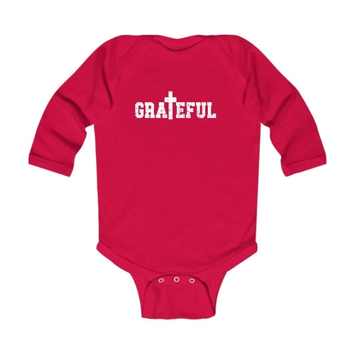 Infant Long Sleeve Graphic T-shirt - Grateful Print