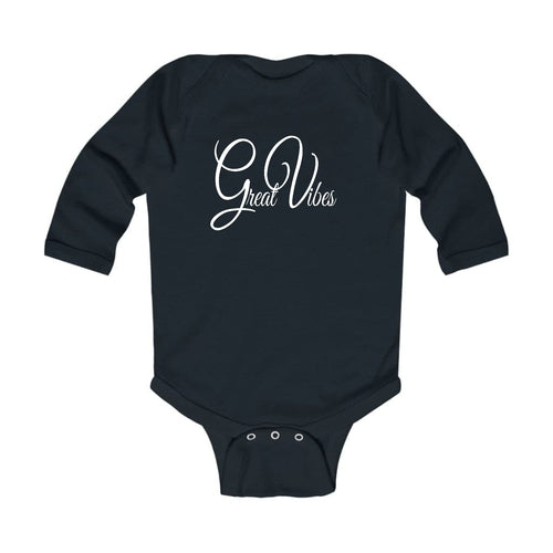 Infant Long Sleeve Graphic T-shirt - Great Vibes