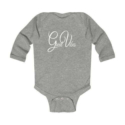 Infant Long Sleeve Graphic T-shirt - Great Vibes