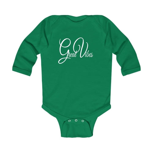 Infant Long Sleeve Graphic T-shirt - Great Vibes