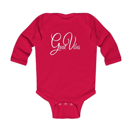 Infant Long Sleeve Graphic T-shirt - Great Vibes