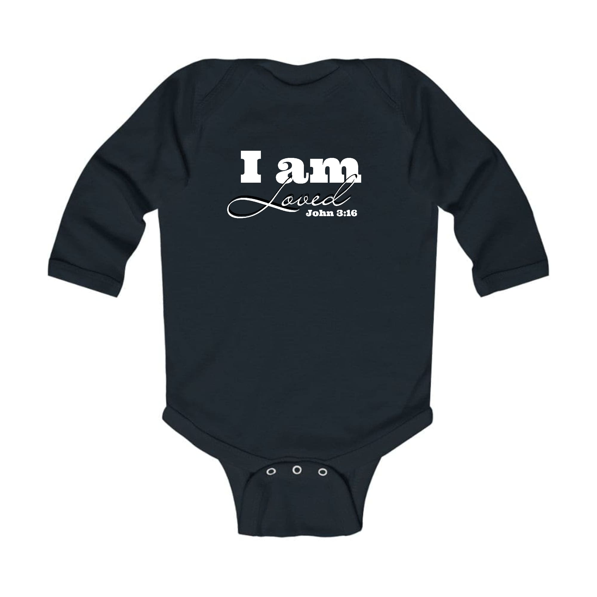Infant Long Sleeve Graphic T-shirt - i am Loved - John 3:16