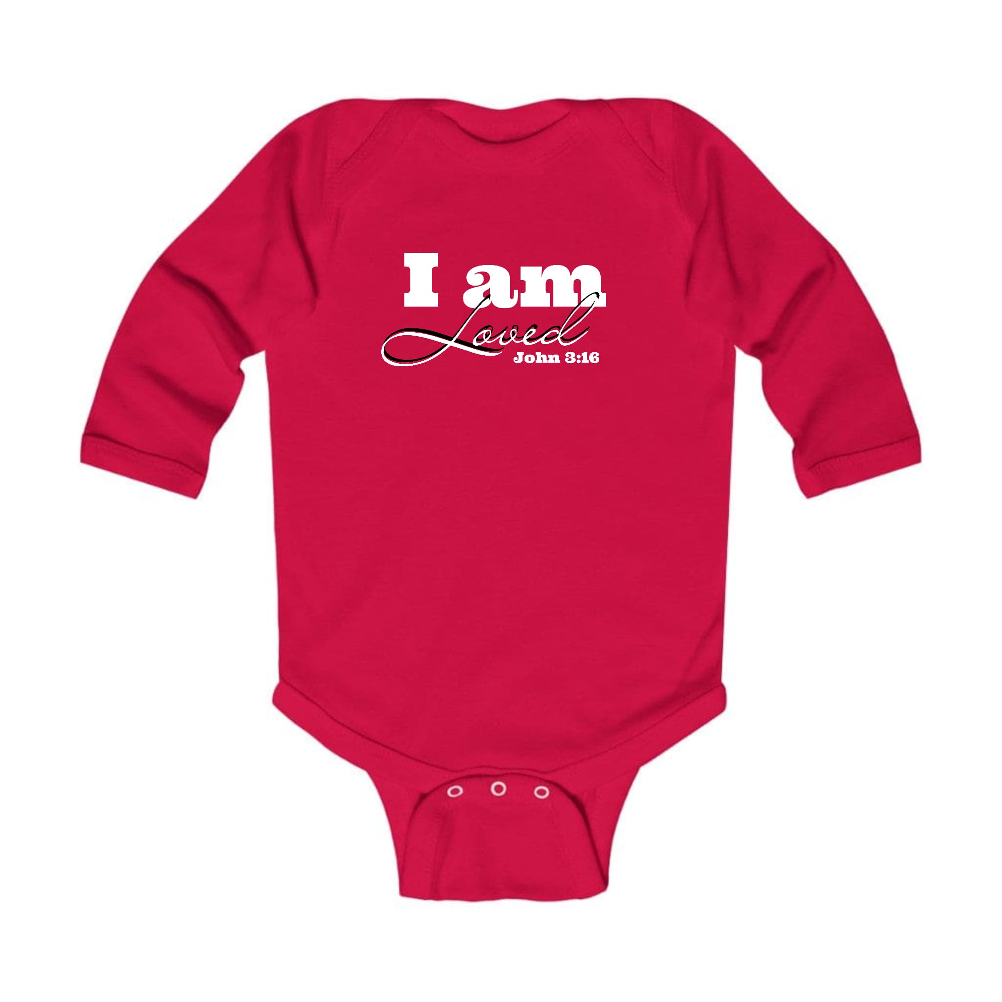 Infant Long Sleeve Graphic T-shirt - i am Loved - John 3:16