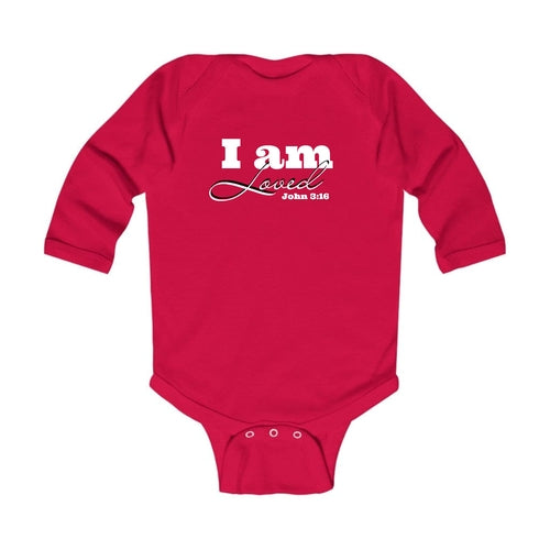 Infant Long Sleeve Graphic T-shirt - i am Loved - John 3:16