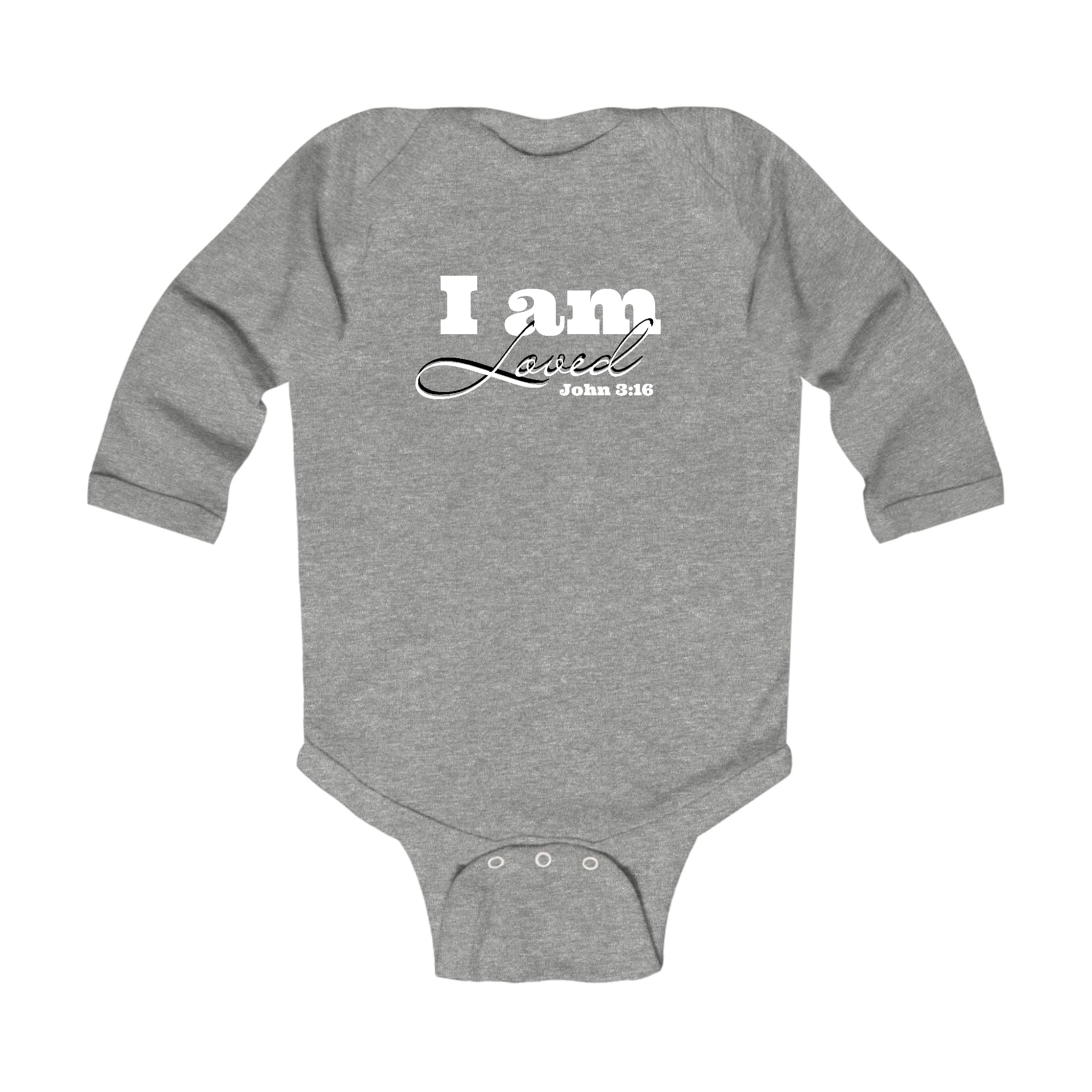 Infant Long Sleeve Graphic T-shirt - i am Loved - John 3:16