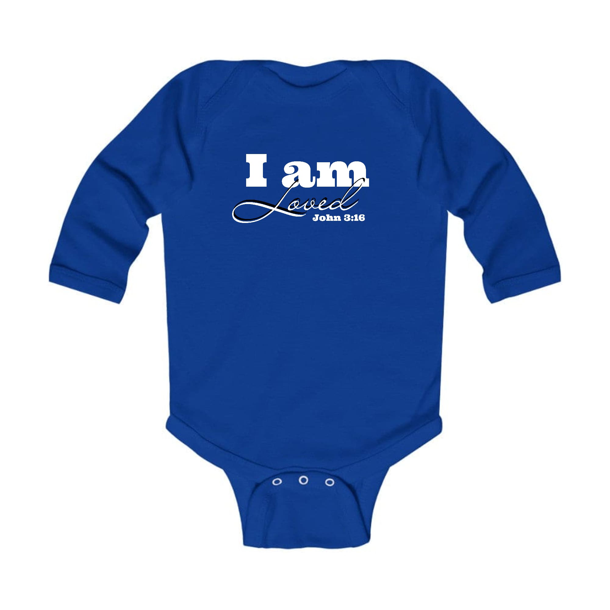 Infant Long Sleeve Graphic T-shirt - i am Loved - John 3:16