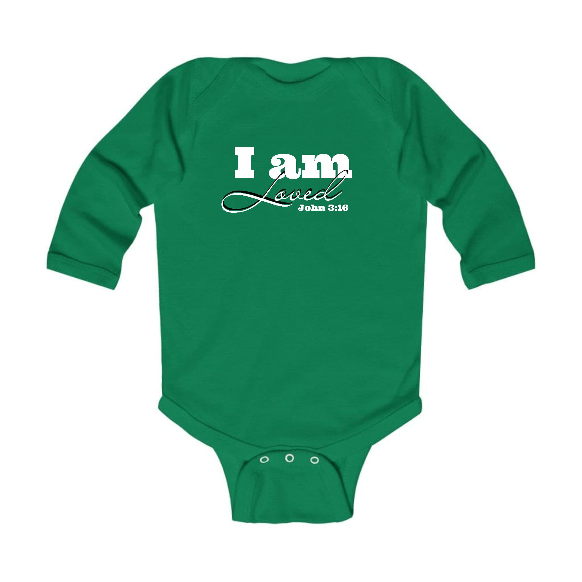 Infant Long Sleeve Graphic T-shirt - i am Loved - John 3:16