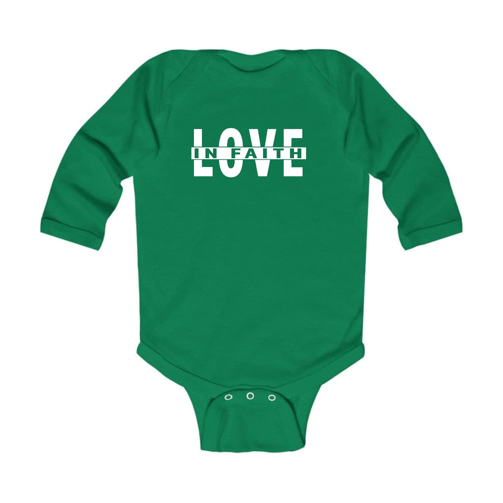Infant Long Sleeve Graphic T-shirt - Love in Faith