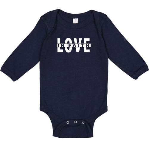 Infant Long Sleeve Graphic T-shirt - Love in Faith