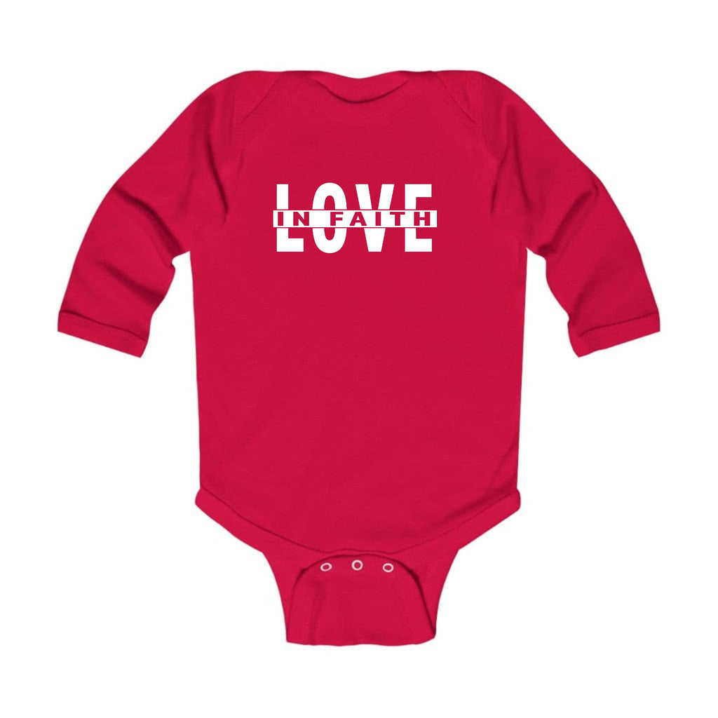 Infant Long Sleeve Graphic T-shirt - Love in Faith
