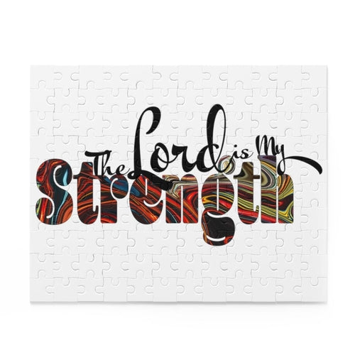 Jigsaw Puzzle, Christian Word Art, The Lord is My Strength, 120 252