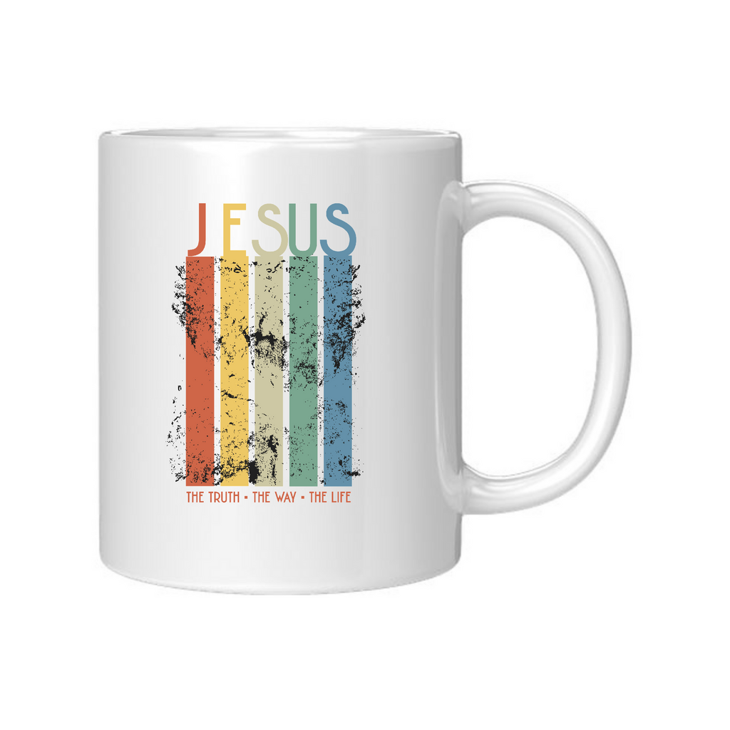 Ceramic Coffee Mug 11oz - Jesus The Truth The Way The Life, Christian