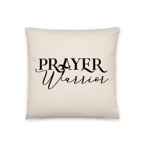 Prayer Warrior Throw Pillow