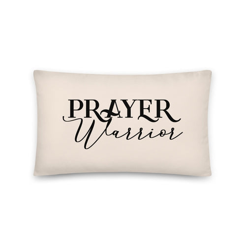 Prayer Warrior Throw Pillow
