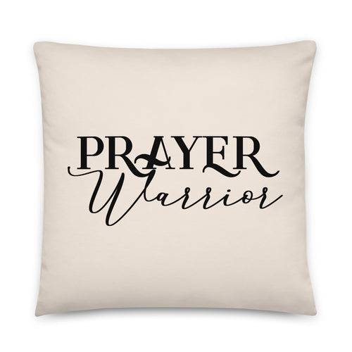 Prayer Warrior Throw Pillow