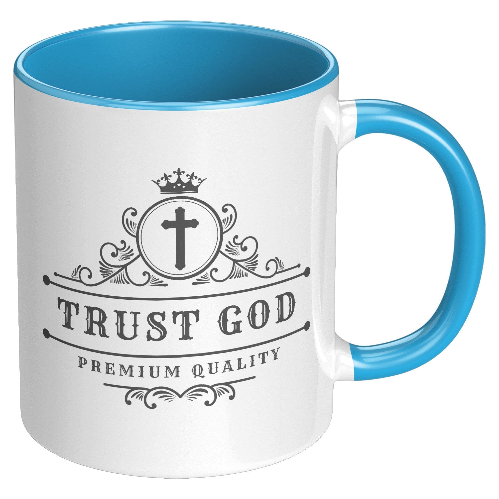 Coffee Cup - Decorative Ceramic Mug 11oz - Trust God