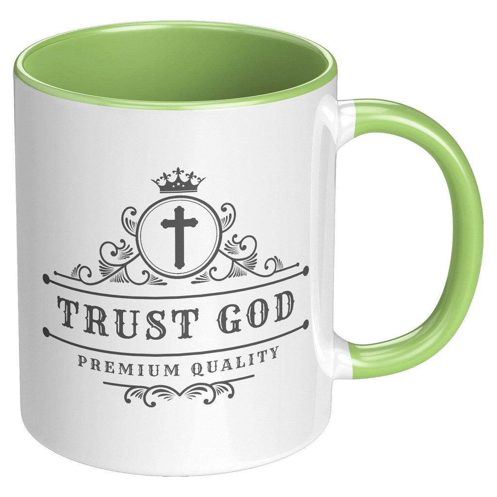 Coffee Cup - Decorative Ceramic Mug 11oz - Trust God