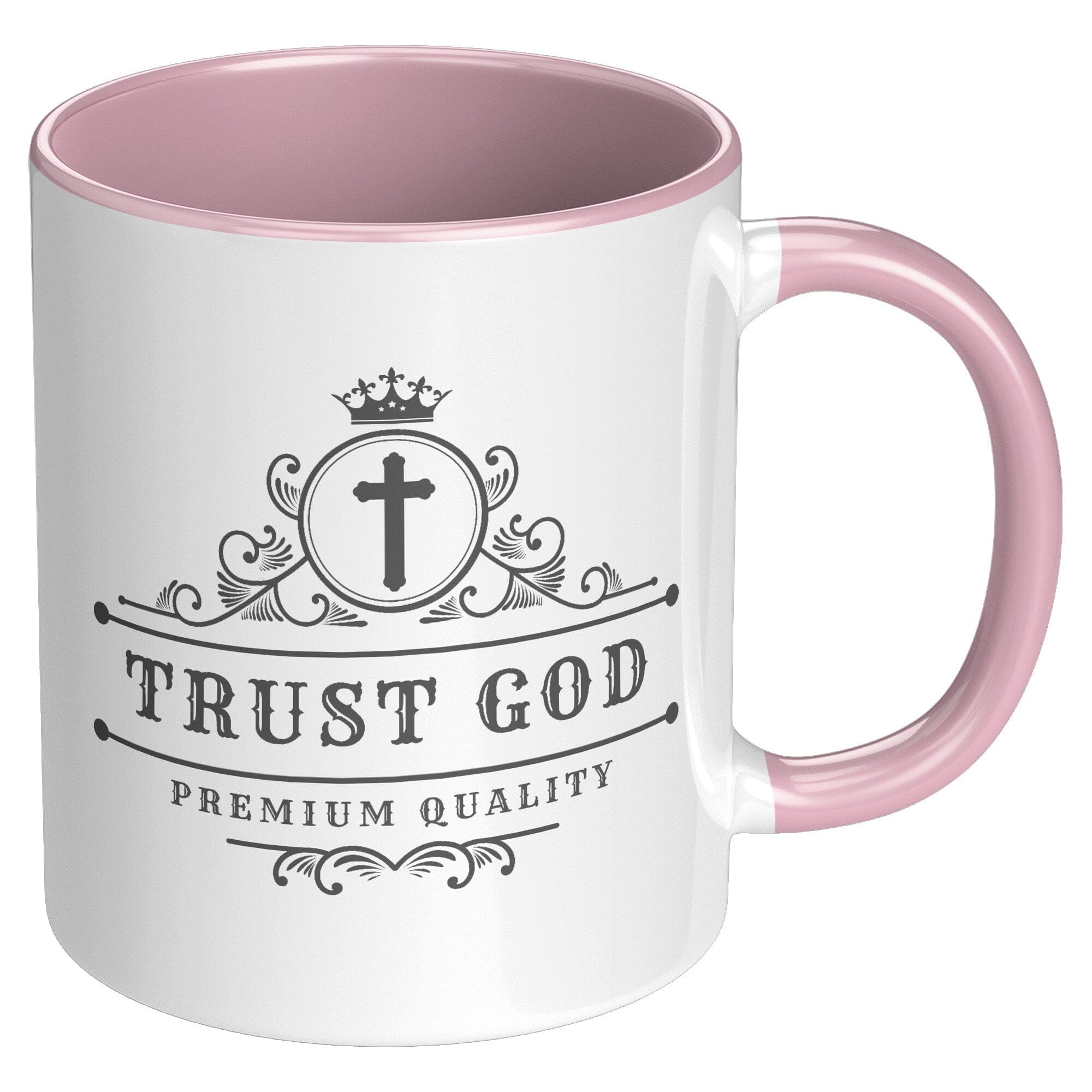 Coffee Cup - Decorative Ceramic Mug 11oz - Trust God