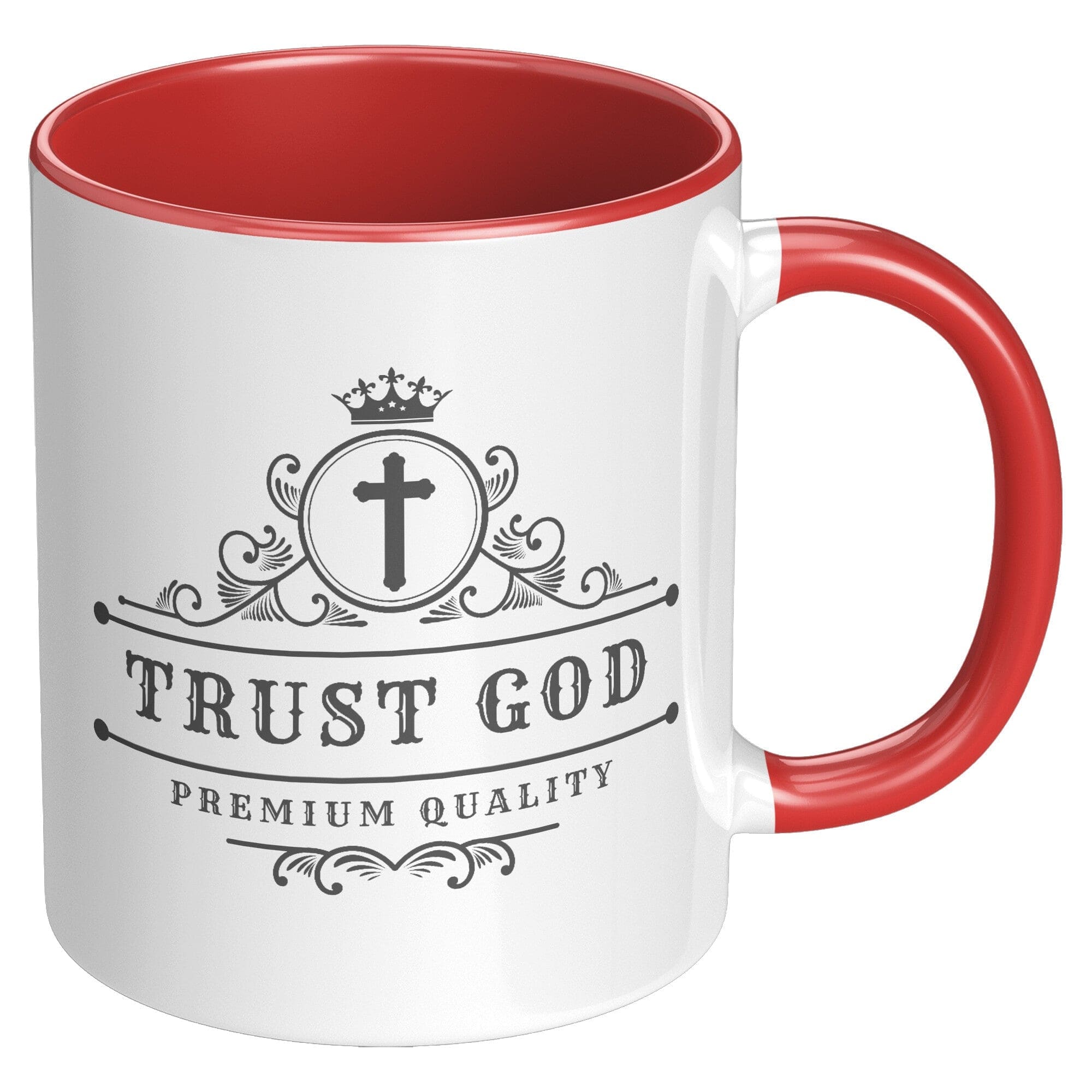 Coffee Cup - Decorative Ceramic Mug 11oz - Trust God